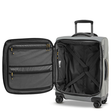 Stratic Vibe - 4-Rollen-Kabinentrolley 54 cm (grey) - Ansicht 7