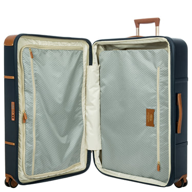 Brics Bellagio - 4 - Rollen - Trolley 82 cm erw. recycelt (blue/tan) - Markenkoffer