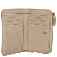 Coccinelle Metallic Soft - Portefeuille 6 cartes 13 cm (sandshell)