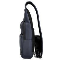 Piquadro Monosling Bag - Umhängetasche 38 cm (blue) - Ansicht 3