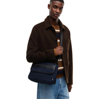 Tommy Hilfiger Repreve Flap Messenger - Sac bandoulière 28 cm (space blue)