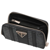 Guess Laurel II SLG Medium Zip - Portefeuille 4 cartes 14 cm (logo charbon)