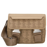 Lacoste The Blend - Sac bandoulière 21.5 cm (monogramme noir gris)