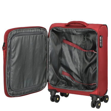 D&N Travel Line 9704 - 4-Rollen-Kabinentrolley S 55 cm (dark red) - Ansicht 6
