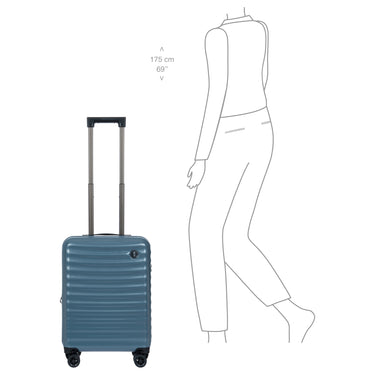 Brics Nausicaa - 4-Rollen-Kabinentrolley 55 cm erw. (grey blue) - Ansicht 7