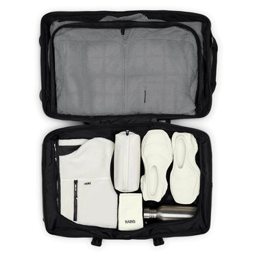 Rains Texel Checkin Bag W3 - Rollenreisetasche 64 cm (black) - Ansicht 3