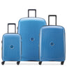 Delsey Paris Belmont Plus - 4-Rollen-Trolley Set 3tlg. erw. (zink blau)