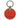 Porsche Design Circle - Porte-clés 9 cm (orange lava)
