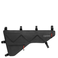 Cyclite Sacoche de cadre grande / 02 - Sacoche de cadre (Bikepacking) 44 cm (noir)