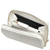 Lacoste Zip Coin Wallet XS - Portefeuille 6 cartes 11,5 cm (noir)