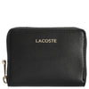 Lacoste Zip Coin Wallet XS - Portefeuille 6 cartes 11,5 cm (noir)