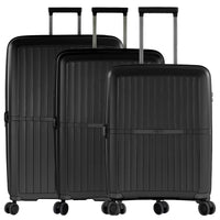 Heys AirLite - 4-Rollen-Trolley Set 3tlg. L/M/S erw. (schwarz)