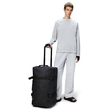 Rains Texel Checkin Bag W3 - Rollenreisetasche 64 cm (black) - Ansicht 5