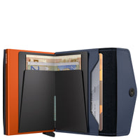 Secrid Envelope Matte - Wallet 8cc 10.2 cm RFID (night blue-orange)