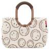 reisenthel shopping loopshopper M - Einkaufstasche mit Bügel 40 cm (smiley teddy chocolate)