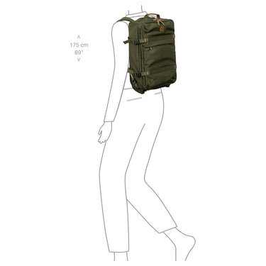Brics X-Collection 30 - Rollenreisetasche/Reiserucksack S 50 cm (olive) - Ansicht 8
