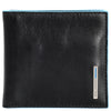 Piquadro Blue Square Brieftasche mit Geldklammer 9,4 cm (: black)