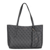 Guess Brenton Top Zip Tote - Sac shopping (coal logo)