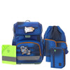 Lässig School Set Light Unique - Ensemble cartable scolaire 6 pièces 960 g (bleu spatial)