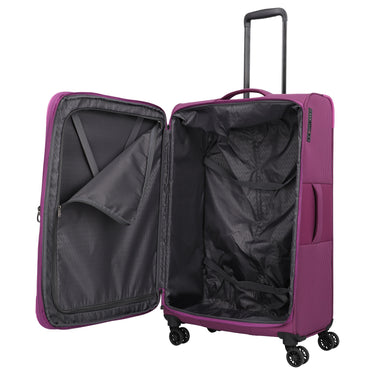 Travelite Corsiica - 4-Rollen-Trolley L 77 cm erw. (pink) - Ansicht 8