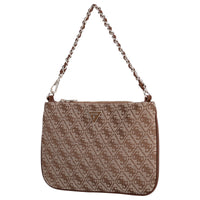 Guess Flat Pouch - Sac bandoulière 24.5 cm (latte logo)