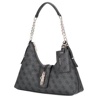 Guess Yvonne Logo Hobo - Schultertasche 32 cm (coal logo) - Ansicht 2