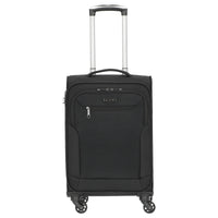 D&N Travel Line 6804 - Valise cabine S 55 cm à 4 roulettes (noir)