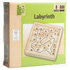 Natural Games - Labyrinthe en bois 12 x 12 cm (naturel)