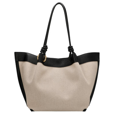 Coccinelle Finn Canvas - Henkeltasche 32 cm (natural/noir) - Ansicht 4