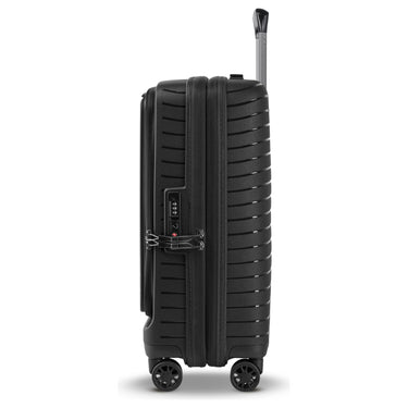 Stratic Novium ML - 4-Rollen-Kabinentrolley mit Vortasche 55 cm erw. (black) - Ansicht 4