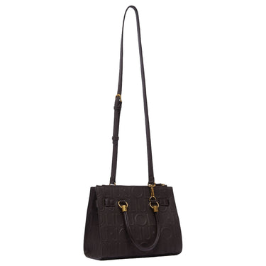 Liu Jo Manh S Satchel Logoprägung - Umhängetasche 27 cm (deep brown) - Ansicht 3