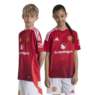 adidas Manchester United Fußball - Jr. Heimtrikot 24/25 (red, 164) - Markenkoffer