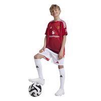 adidas Manchester United Fußball - Jr. Heimtrikot 24/25 (red, 176) - Ansicht 3