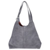 Coccinelle C-Easy Suede - Cabas L 35 cm (stove/stove)