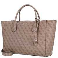 Guess Marissa Logo Tech Tote - Sac à poignée 50 cm (latte logo)