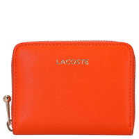 Lacoste Zip Coin Wallet XS - Portefeuille 6 cartes 11,5 cm (noir)