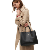 Tommy Hilfiger Icon Satchel Mono - Sac à main 38 cm (black)