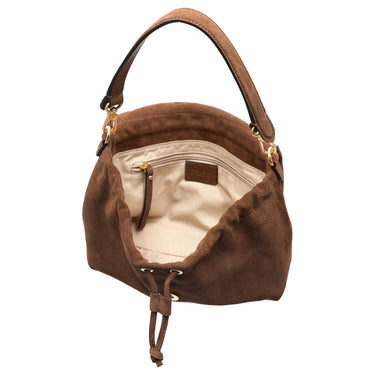 abro Temi Suede - Schultertasche medium 26 cm (wood) - Ansicht 6