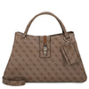 Guess Yvonne Logo Carryall - Sac à main 40 cm (latte logo)