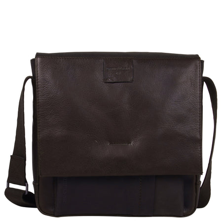 Strellson Brick Lane Jeremy - Schultertasche S 25 cm (darkbrown)