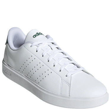 adidas Advantage 2.0 Sneaker - Men Schuh (ftwr white/core black/collegiate green, 45 1/3) - Markenkoffer