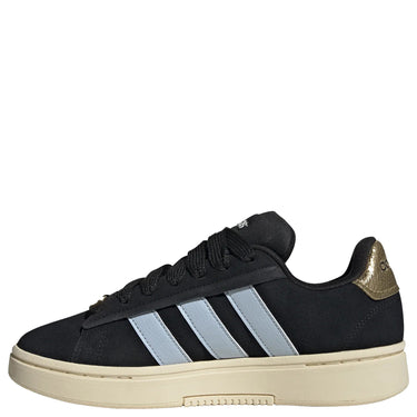 adidas Grand Court Alpha 00s Sneaker - Schuh Women (core black/wonder blue/gold met., 38) - Markenkoffer