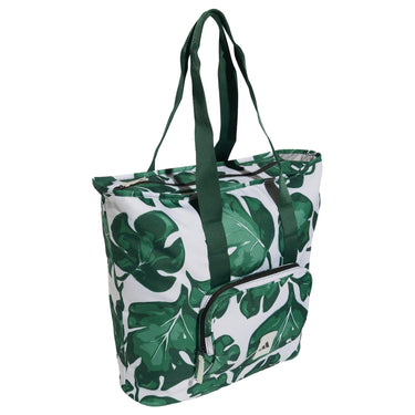 adidas Leaf Print Women - Tragetasche (orbit grey/collegiate green/green/semi court green) - Markenkoffer
