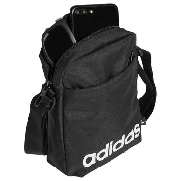 adidas Linear Organizer - Umhängetasche 20 cm (black/white) - Ansicht 4