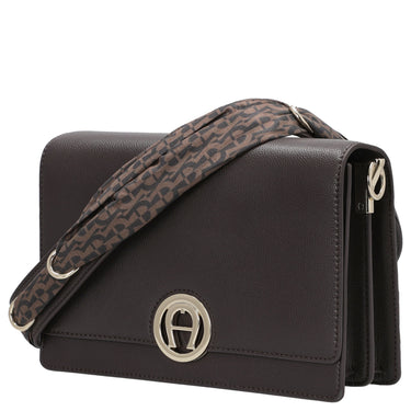 Aigner Livia - Umhängetasche + Tuch 24 cm M (espresso brown) - Markenkoffer