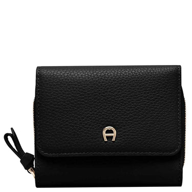 Aigner Mara - Geldbörse 9cc 10.5 cm (black) - Markenkoffer