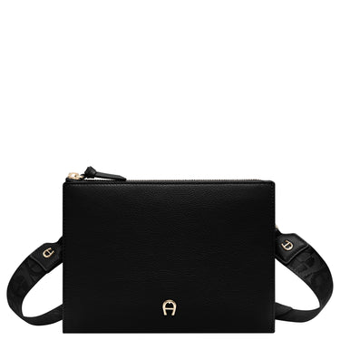 Aigner Zita - Umhängetasche 23 cm (black/gold) - Markenkoffer