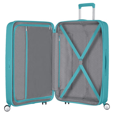 American Tourister Soundbox - 4-Rollen-Trolley 77 cm erw. (türkis) - Ansicht 5