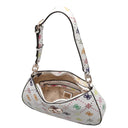 Guess Emelie Logo Top Zip - Schultertasche 26 cm (multi logo) - Ansicht 6