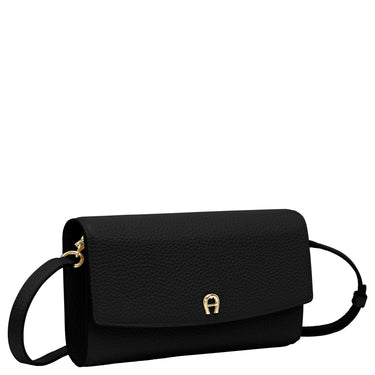 Aigner Wallet on Chain - Geldbörse 14cc 21.5 cm RFID (black) - Markenkoffer